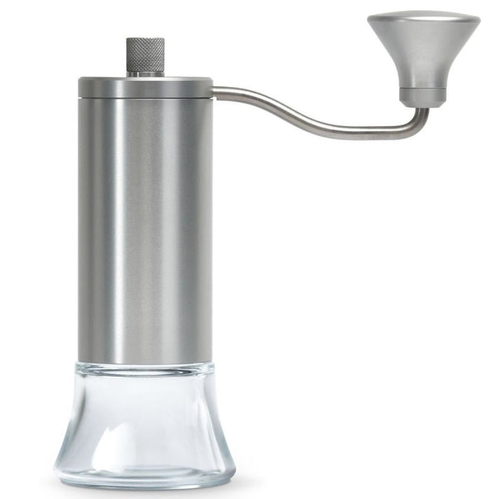 EUREKA BABY HAND GRINDER - NATURAL BODY / GLASS BASE - Choose Coffee