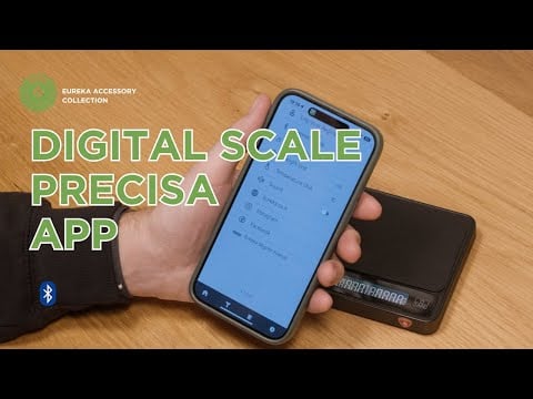 EUREKA BLUETOOTH DIGITAL SCALE PRECISA - 2000G X 0.1G - Choose Coffee