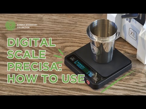 EUREKA BLUETOOTH DIGITAL SCALE PRECISA - 2000G X 0.1G - Choose Coffee
