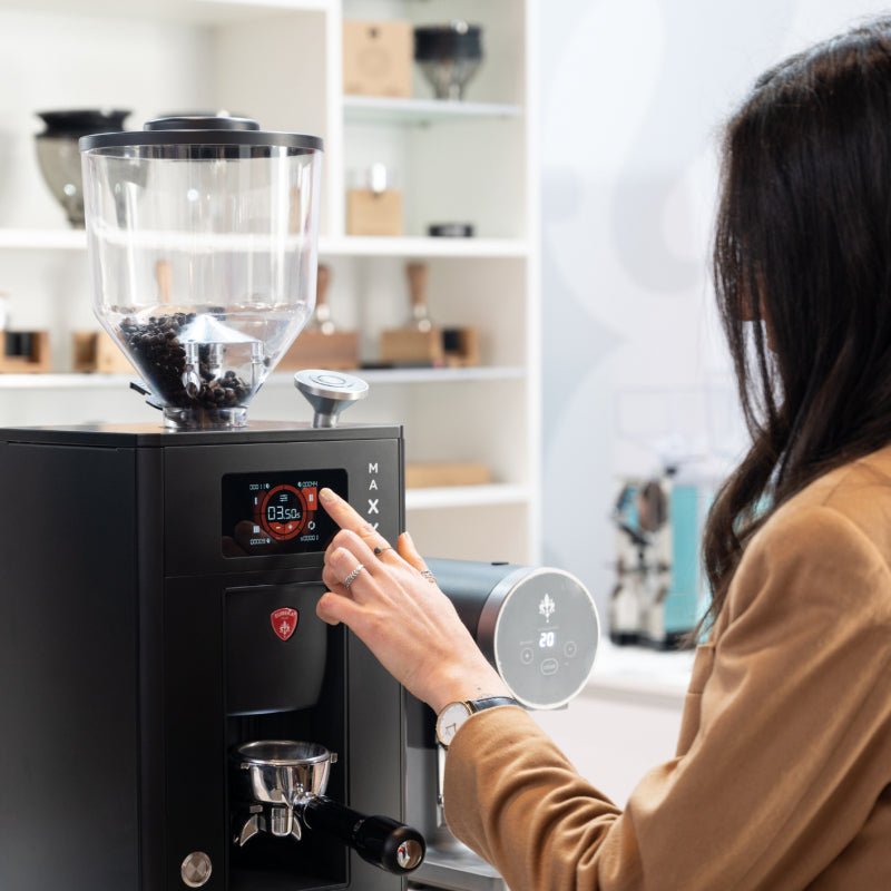 EUREKA MAXXI COFFEE GRINDER - BLACK - Choose Coffee