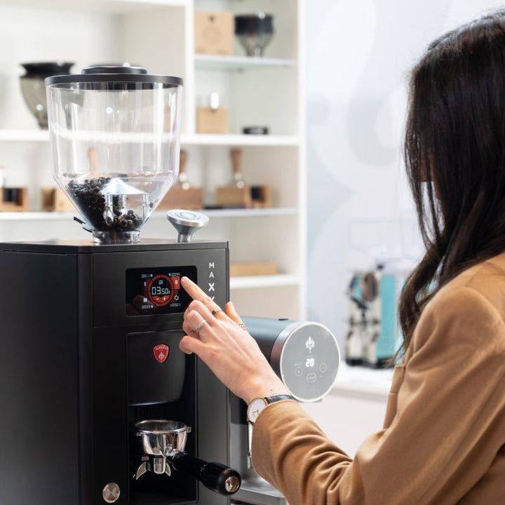 EUREKA MAXXI COFFEE GRINDER - BLACK - Choose Coffee