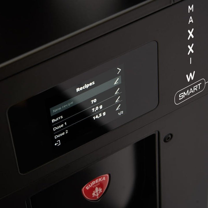 EUREKA MAXXI W SMART 85 COFFEE GRINDER - BLACK - Choose Coffee