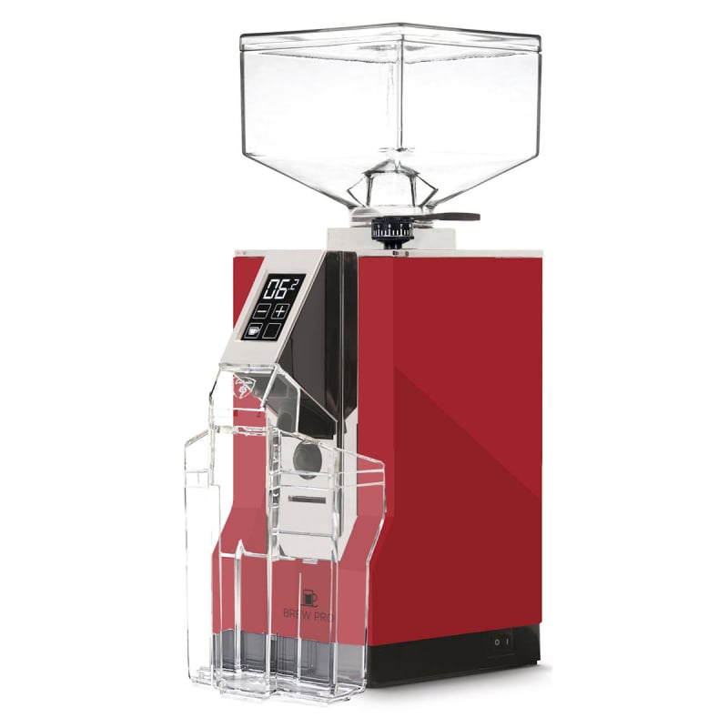 EUREKA MIGNON BREW PRO WITH FLAT BLADES 55MM - RED - Choose Coffee