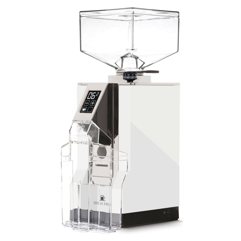 EUREKA MIGNON BREW PRO WITH FLAT BLADES 55MM - WHITE - Choose Coffee