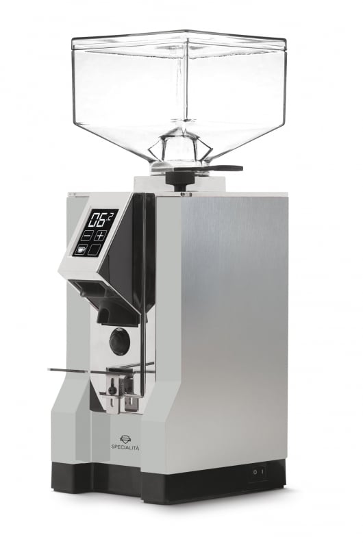 EUREKA MIGNON SPECIALITA COFFEE GRINDER - POLISHED SILVER 16 CR - Choose Coffee