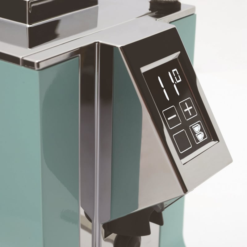 EUREKA MIGNON SPECIALITA COFFEE GRINDER - TIFFANY BLUE/CHROME - Choose Coffee