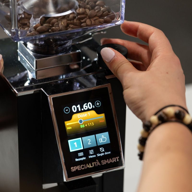 EUREKA MIGNON SPECIALITA SMART 55 COFFEE GRINDER - BLACK - Choose Coffee