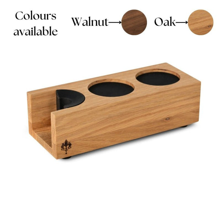 EUREKA TAMPING STATION DOUBLE - WALNUT - Choose Coffee