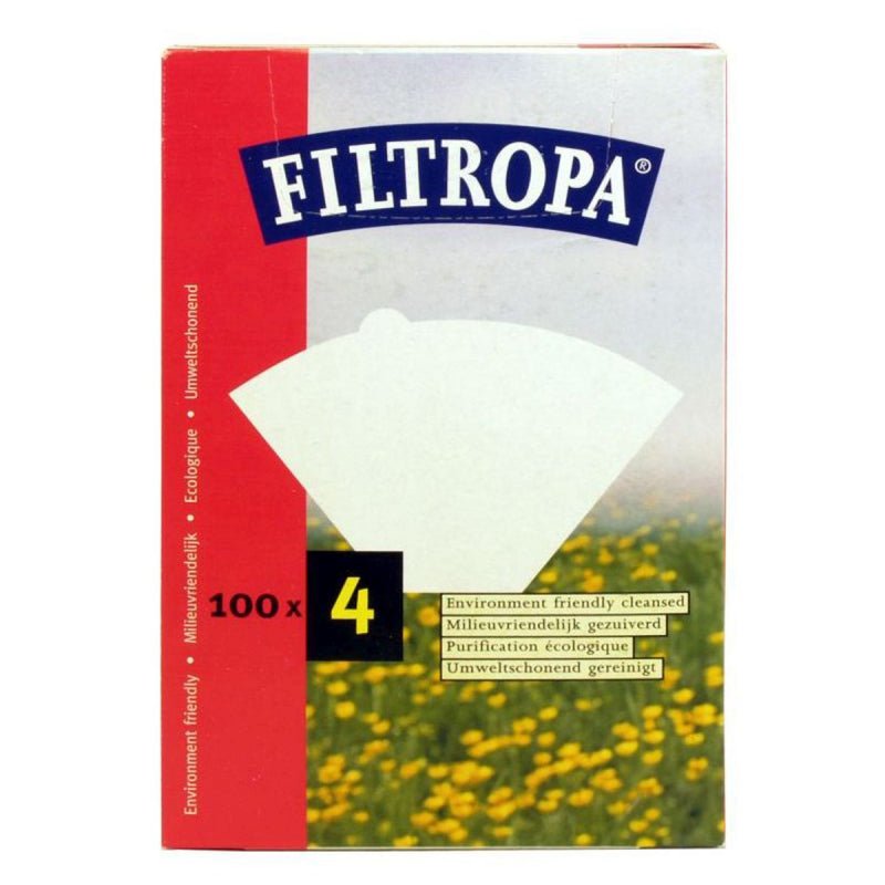FILTROPA WHITE SIZE 4 FILTER PAPERS (100) - Choose Coffee
