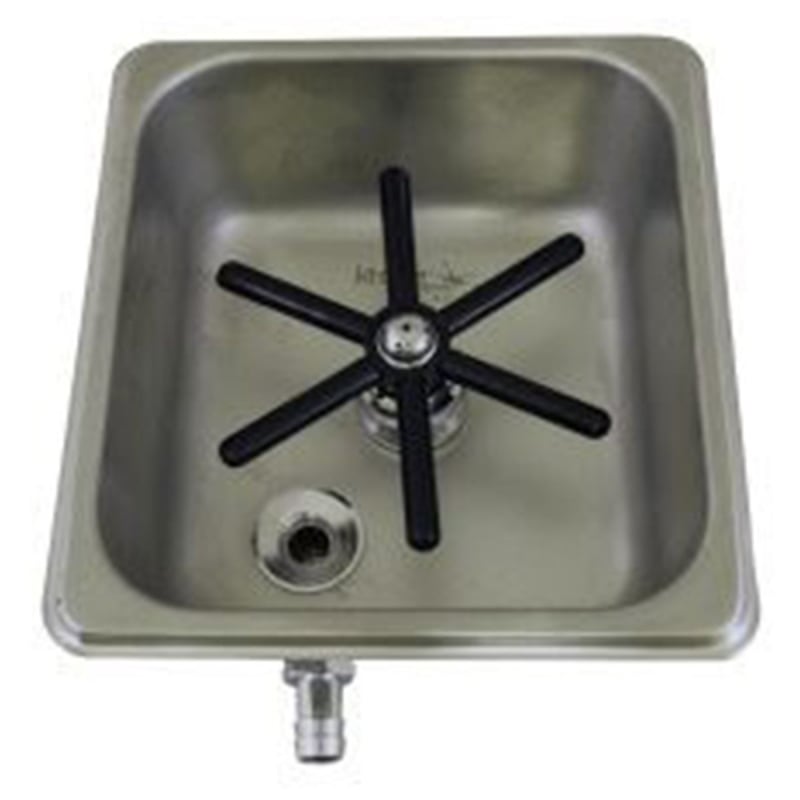 FLUSH MOUNT PITCHER RINSER/GLASS RINSER - 152MM (L) 140MM (W) 64MM (D) - Choose Coffee