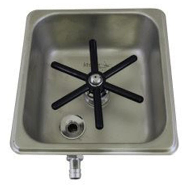 FLUSH MOUNT PITCHER RINSER/GLASS RINSER - 152MM (L) 140MM (W) 64MM (D) - Choose Coffee