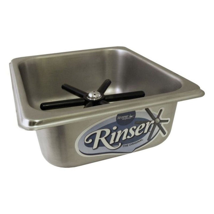 FLUSH MOUNT PITCHER RINSER/GLASS RINSER - 152MM (L) 140MM (W) 64MM (D) - Choose Coffee