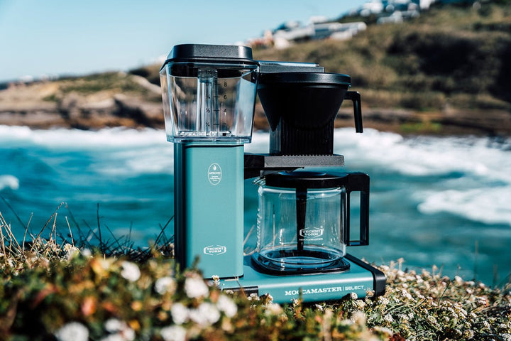 Free Item with Purchase* Moccamaster KBG Select Filter Coffee Machine | Ocean "Colour Of The Year" - Choose Coffee