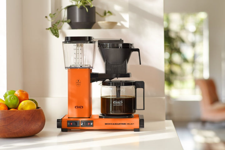 Free Item with Purchase* Moccamaster KBG Select Filter Coffee Machine | Orange - Choose Coffee
