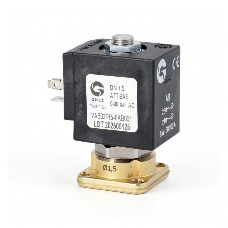 GHEZ 2 WAY SOLENOID VALVE 230V 1.5MM VITON - Choose Coffee