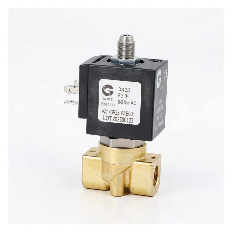 GHEZ 3 WAY SOLENOID VALVE 230V 1/4 2.5MM VITON - Choose Coffee