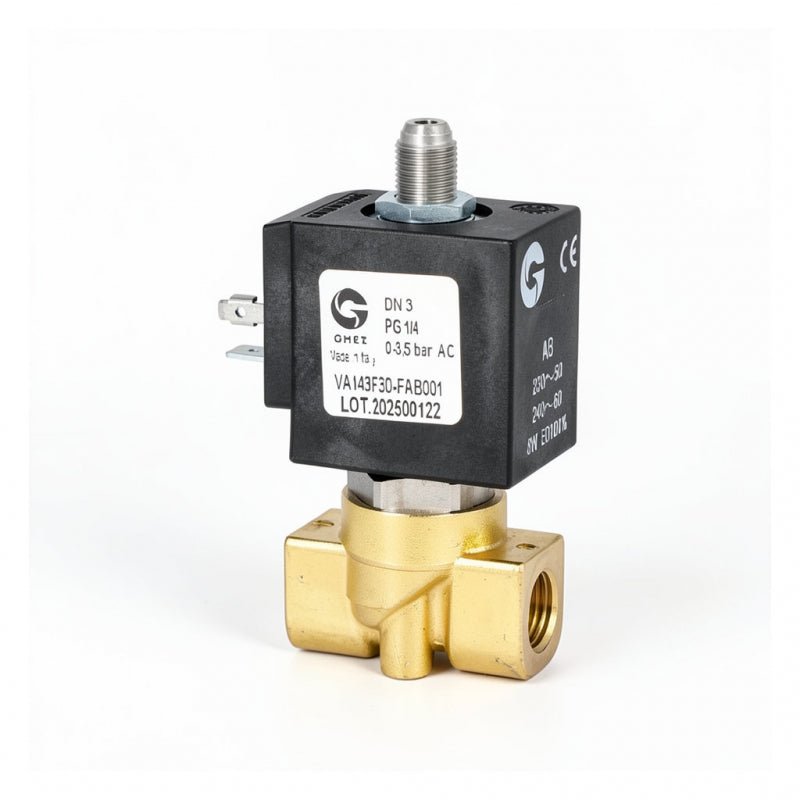 GHEZ 3 WAY SOLENOID VALVE 230V 1/4 3MM VITON - Choose Coffee