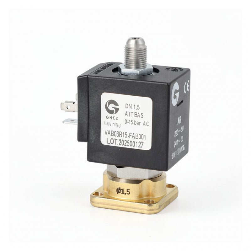 GHEZ 3 WAY SOLENOID VALVE 230V 1.5MM RUBY - Choose Coffee