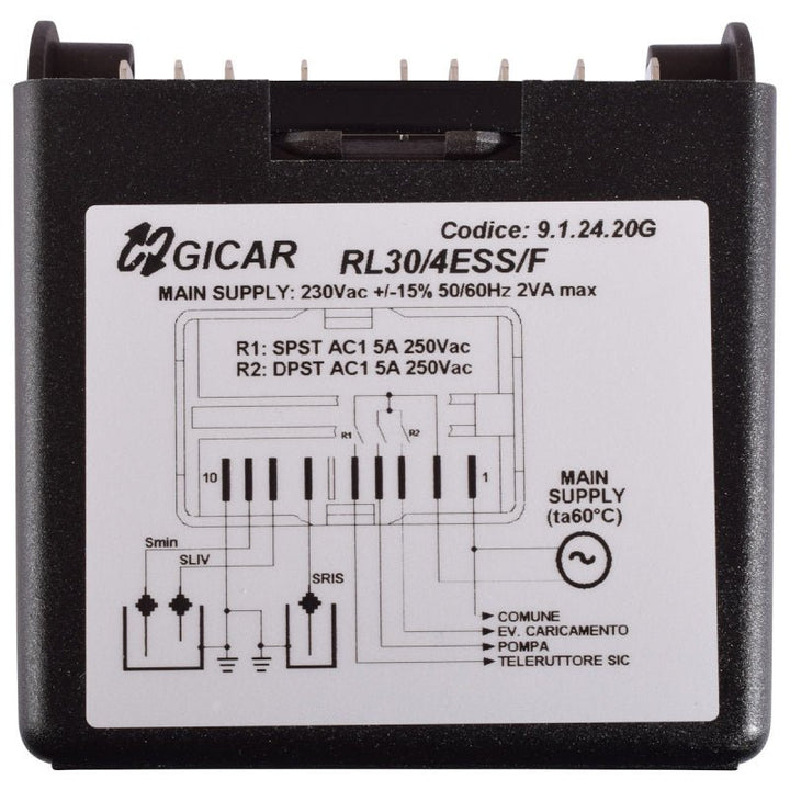 GICAR WATER LEVEL RELAY RL30/4ESS/F - 9.1.24.20G - Choose Coffee