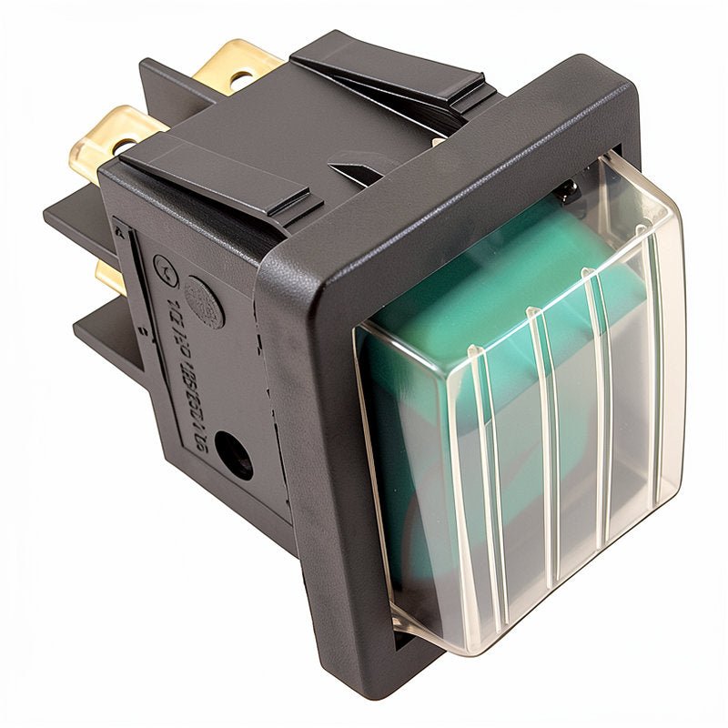 GREEN ON/OFF MAINS SWITCH 16 AMP - Choose Coffee