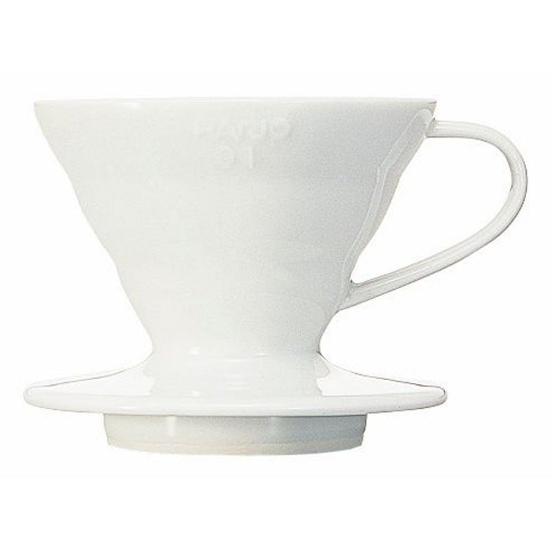 HARIO COFFEE DRIPPER V60 01 CERAMIC WHITE - Choose Coffee