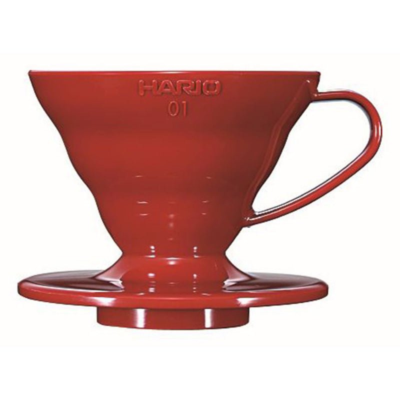 HARIO COFFEE DRIPPER V60 01 RED PLASTIC - Choose Coffee