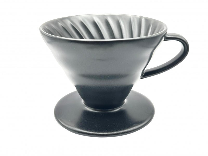 HARIO COFFEE DRIPPER V60 02 CERAMIC MATTE BLACK - Choose Coffee