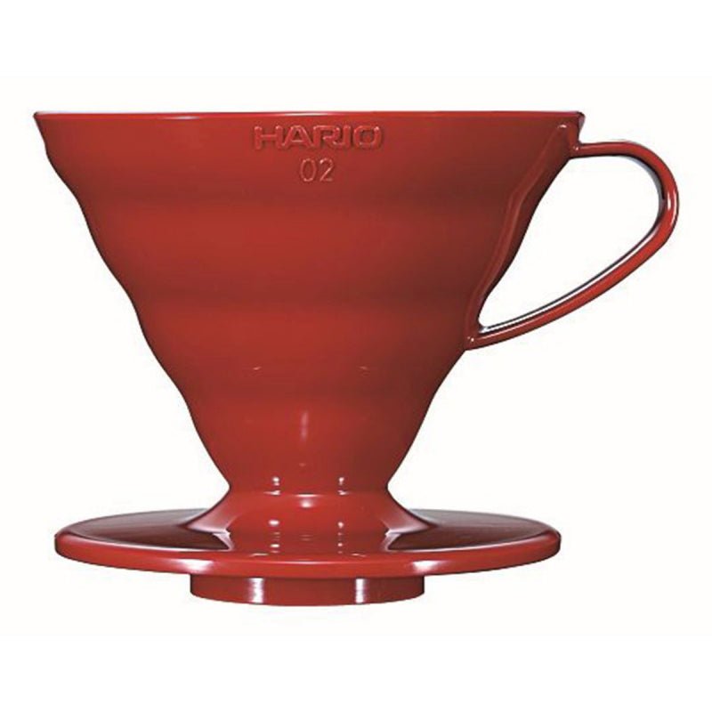 HARIO COFFEE DRIPPER V60 02 RED PLASTIC - Choose Coffee