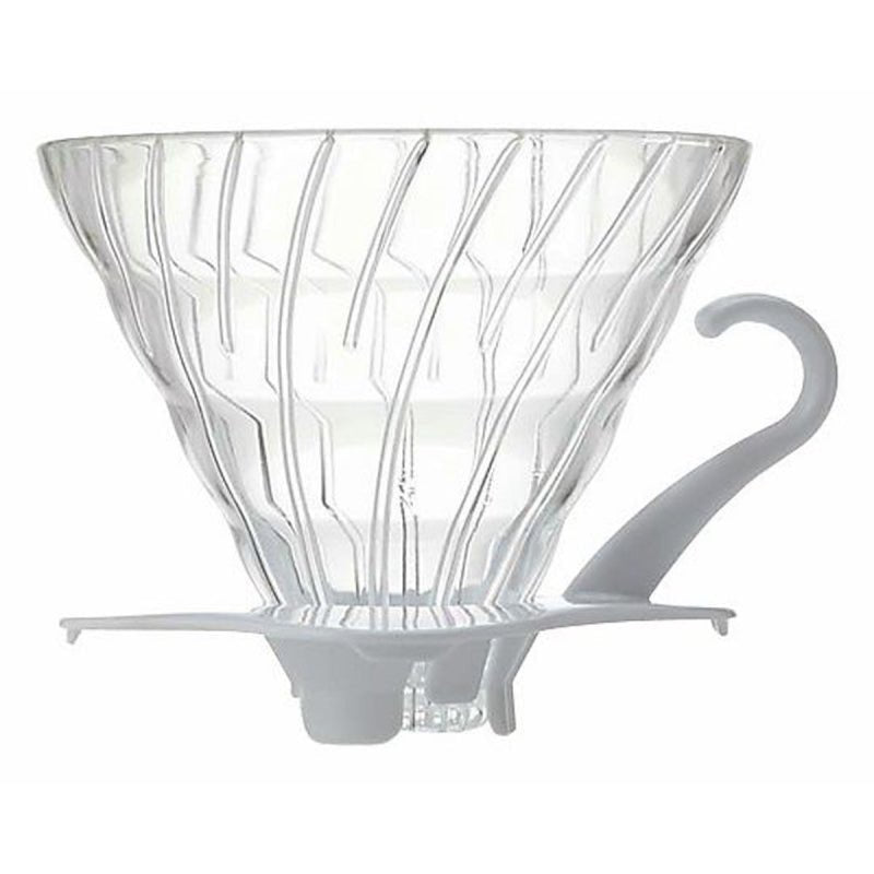 HARIO GLASS COFFEE DRIPPER V60 02 WHITE - Choose Coffee