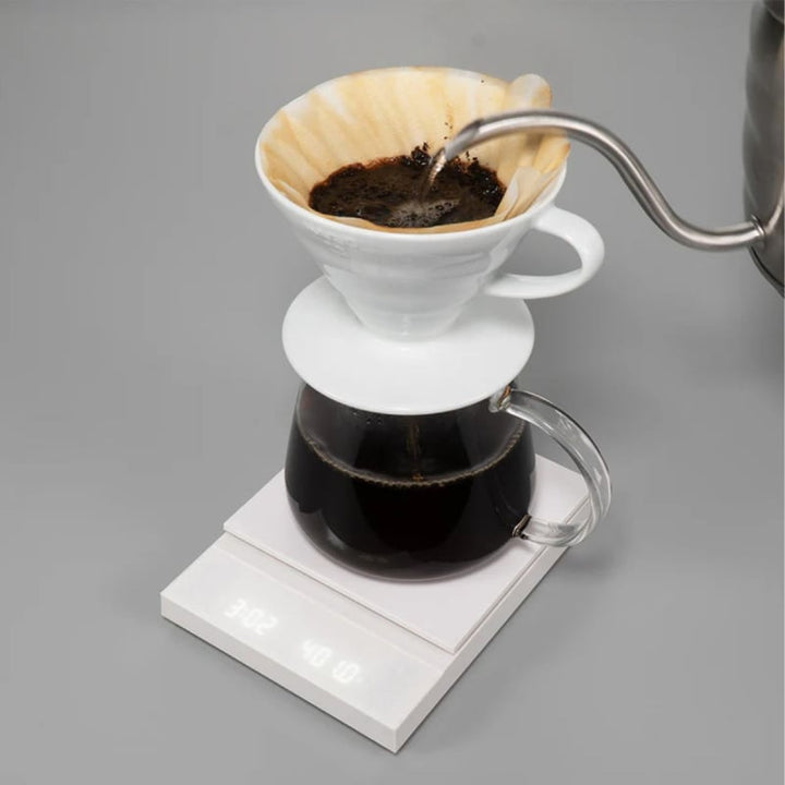 HARIO POLARIS COFFEE SCALE - WHITE - Choose Coffee