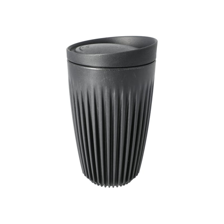HUSKEE CUP &amp; LID CHARCOAL - RETAIL PACKAGING 12OZ/36CL - SOLD IN SINGLES - Choose Coffee