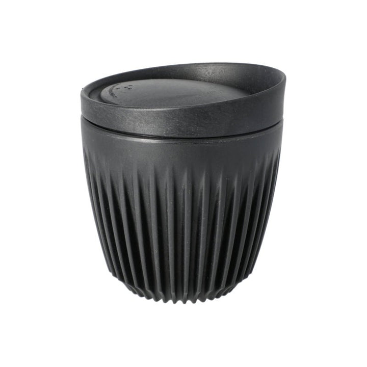HUSKEE CUP &amp; LID CHARCOAL - RETAIL PACKAGING 6OZ/18CL - SOLD IN SINGLES - Choose Coffee