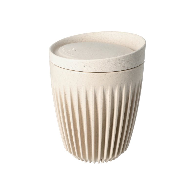 HUSKEE CUP &amp; LID NATURAL - RETAIL PACKAGING 8OZ/24CL - SOLD IN SINGLES - Choose Coffee