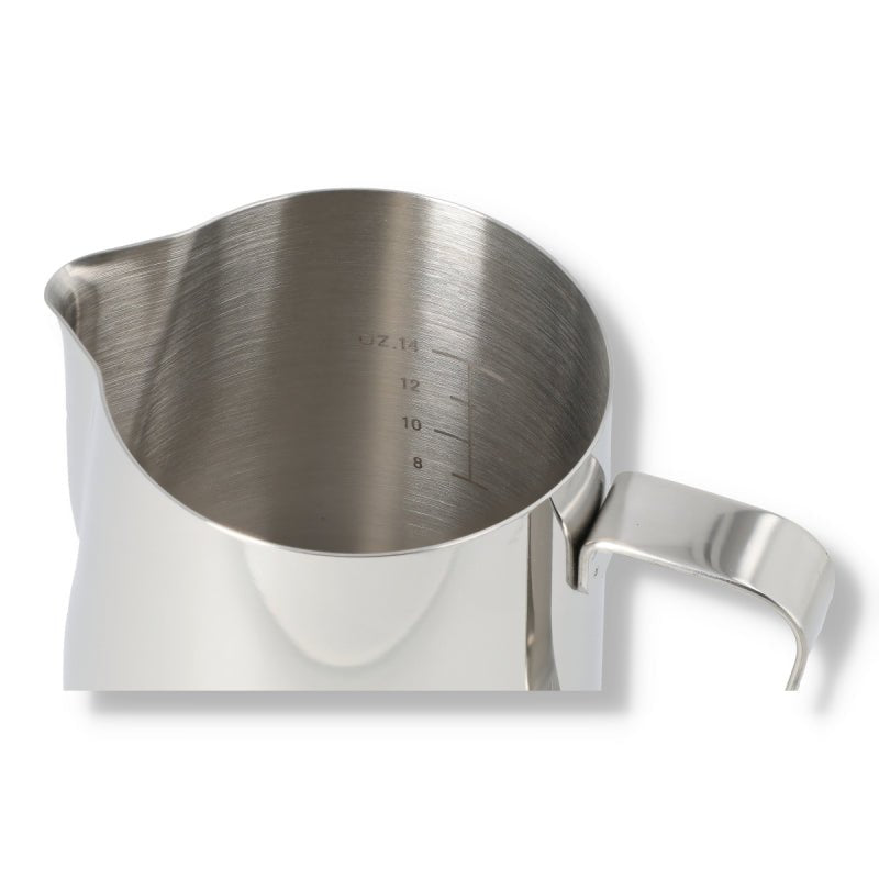 JAGUAR MILK FOAMING JUG WITH ETCHED VOLUME MEASURES - 0.6 LITRE - Choose Coffee
