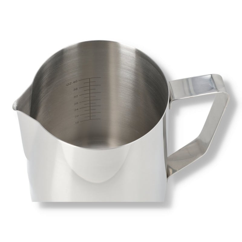 JAGUAR MILK FOAMING JUG WITH ETCHED VOLUME MEASURES - 1.5 LITRE - Choose Coffee