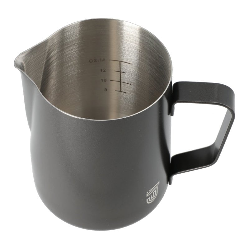 JAGUAR MILK ID S/S INTERIOR MILK FOAMING JUG - 0.6 LITRE BLACK - Choose Coffee