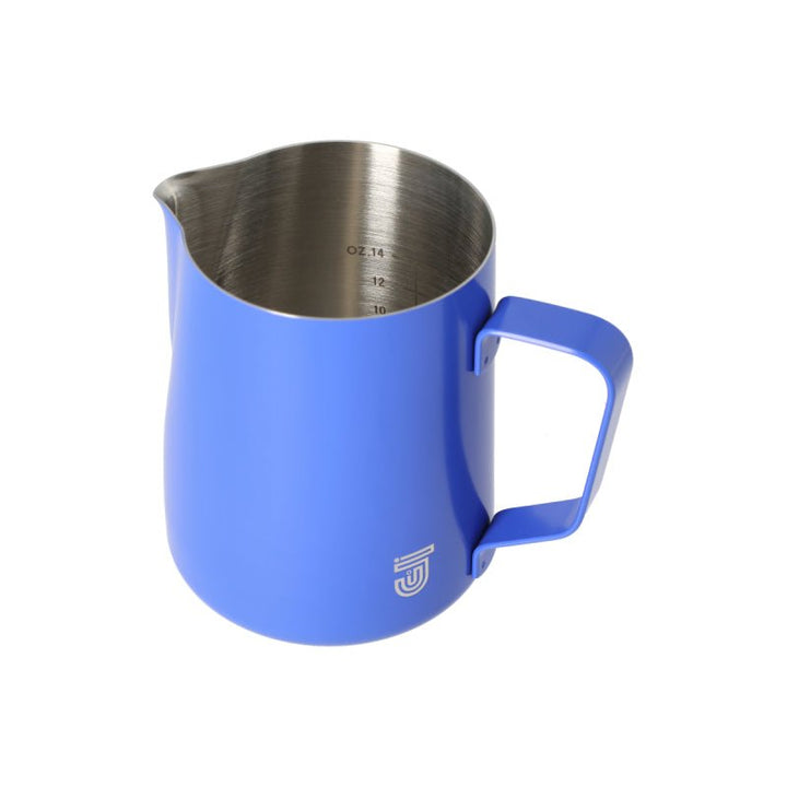 JAGUAR MILK ID S/S INTERIOR MILK FOAMING JUG - 0.6 LITRE BLUE - Choose Coffee