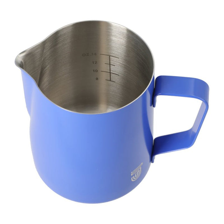 JAGUAR MILK ID S/S INTERIOR MILK FOAMING JUG - 0.6 LITRE BLUE - Choose Coffee