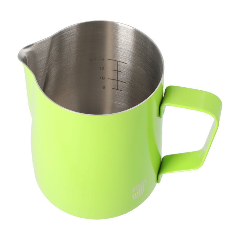 JAGUAR MILK ID S/S INTERIOR MILK FOAMING JUG - 0.6 LITRE GREEN - Choose Coffee