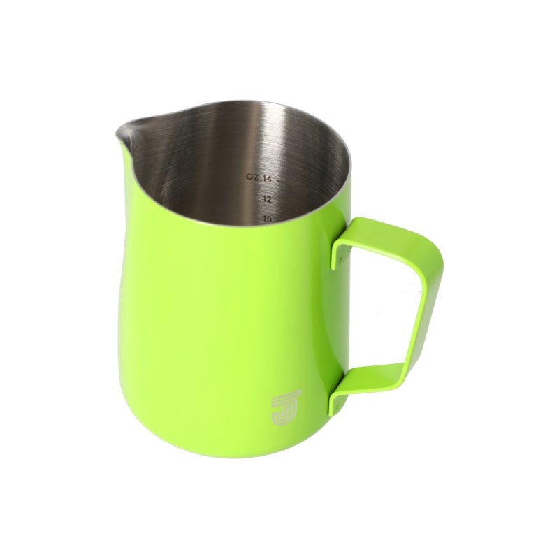 JAGUAR MILK ID S/S INTERIOR MILK FOAMING JUG - 0.6 LITRE GREEN - Choose Coffee