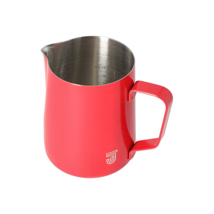 JAGUAR MILK ID S/S INTERIOR MILK FOAMING JUG - 0.6 LITRE RED - Choose Coffee