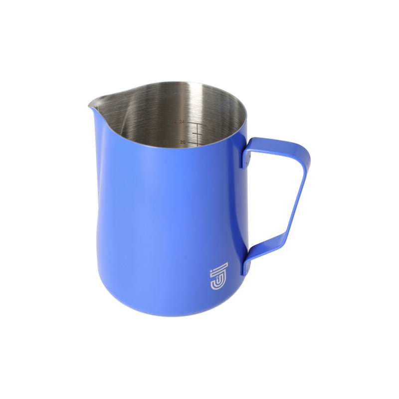 JAGUAR MILK ID S/S INTERIOR MILK FOAMING JUG - 1 LITRE BLUE - Choose Coffee