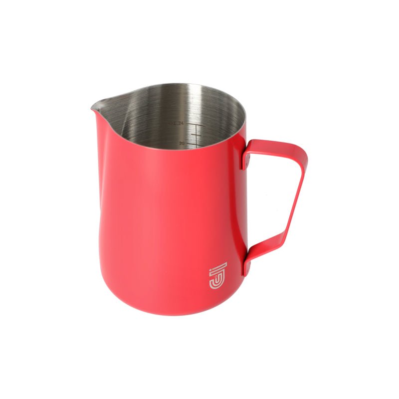 JAGUAR MILK ID S/S INTERIOR MILK FOAMING JUG - 1 LITRE RED - Choose Coffee