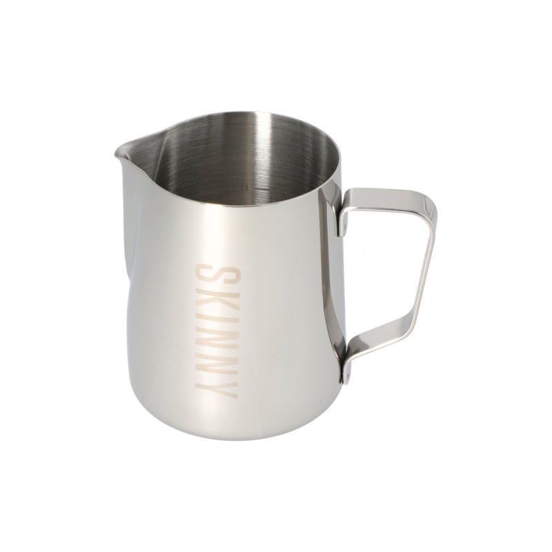 JAGUAR NAMED MILK FOAMING JUG WITH ETCHED VOLUME MEASURES - 0.6 LITRE &
