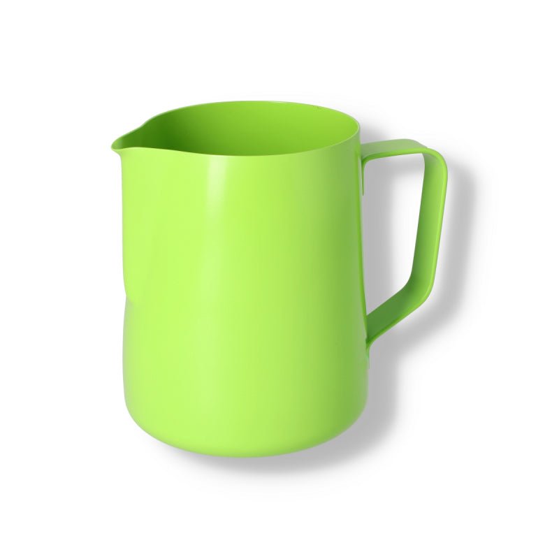 JAGUAR TEFLON MILK FOAMING JUG - 0.6 LITRE GREEN - Choose Coffee