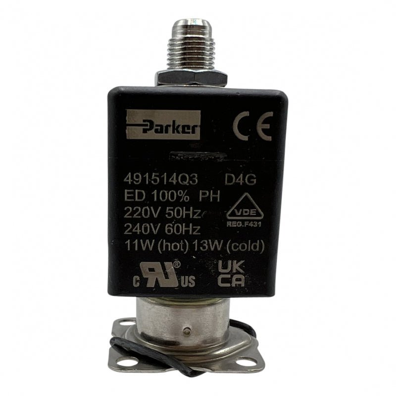 LUCIFER 3 WAY GRP SOLENOID 230V 1.5MM RUBY 11W HOT 13W COLD - Choose Coffee
