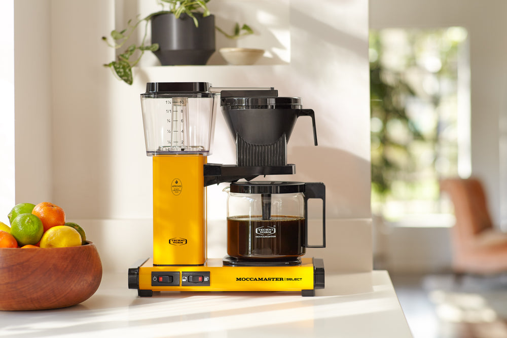 Free Item with Purchase* Moccamaster KBG Select Filter Coffee Machine | Yellow Pepper