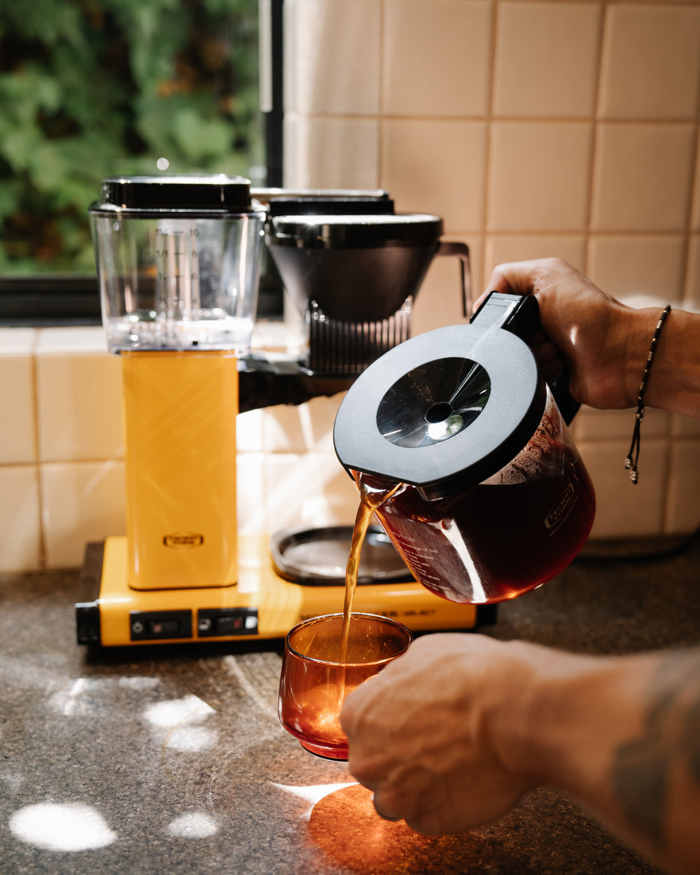 Free Item with Purchase* Moccamaster KBG Select Filter Coffee Machine | Yellow Pepper