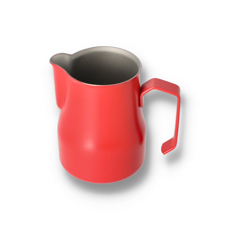 MOTTA 350ML TEFLON FOAMING JUG - RED - Choose Coffee