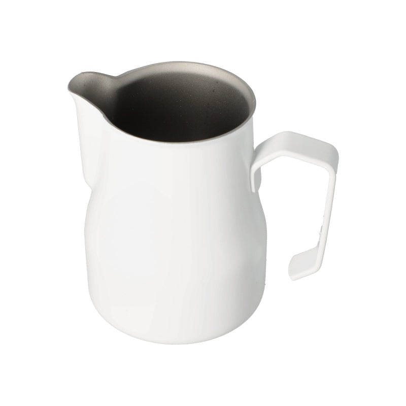 MOTTA 350ML TEFLON FOAMING JUG - WHITE - Choose Coffee